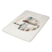 Strandbad Leuchtturm Spaziergang Badematte (Schrägansicht)