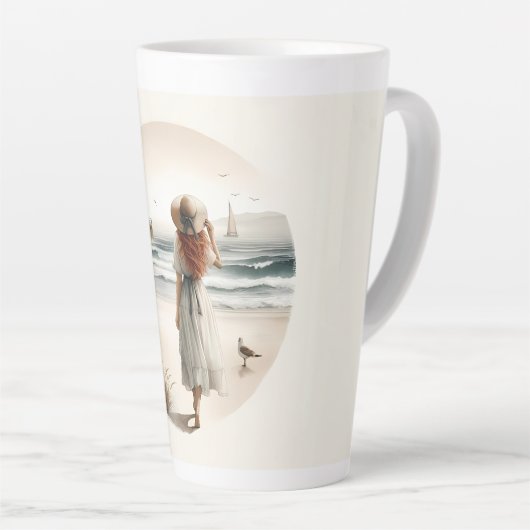 Strandbad Leuchtturm Spaziergang Milchtasse (Rechte Ecke)