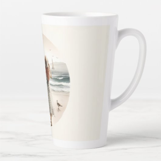 Strandbad Leuchtturm Spaziergang Milchtasse (Rechts)