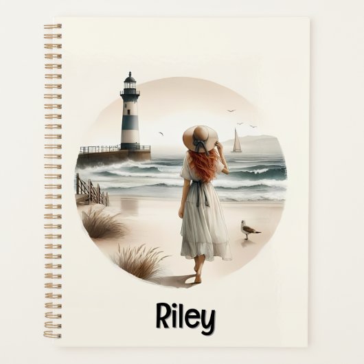Strandbad Leuchtturm Spaziergang Planer (Vorderseite)