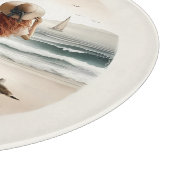 Strandbad Leuchtturm Spaziergang Schneidebrett (Ecke)