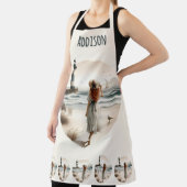 Strandbad Leuchtturm Spaziergang Schürze (InSitu)