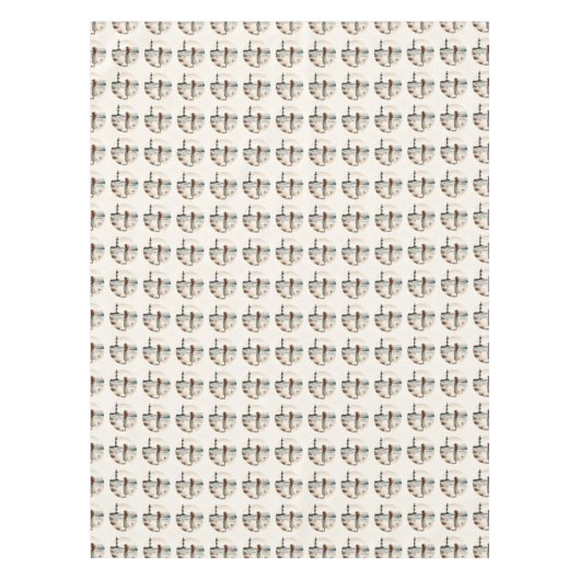 Strandbad Leuchtturm Spaziergang Tischdecke (Vorderseite)