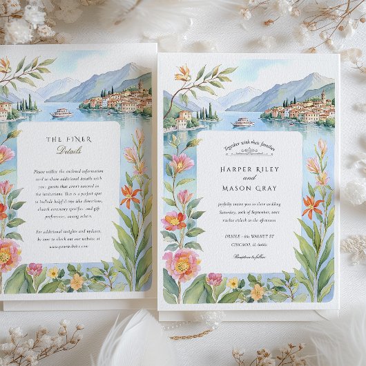 Strandbad Lido di Como Einladung