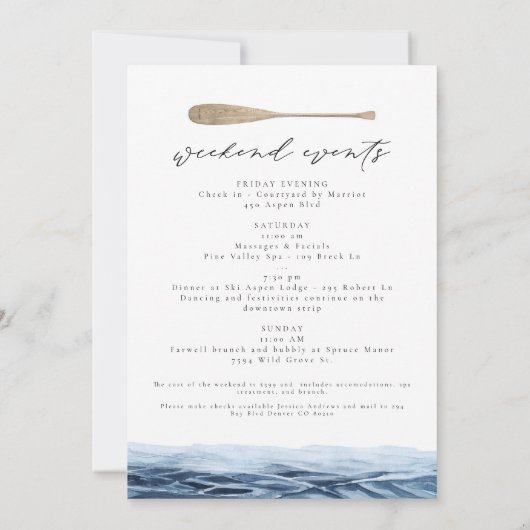 Strandbad Lido di Lugano Einladung (Rückseite)