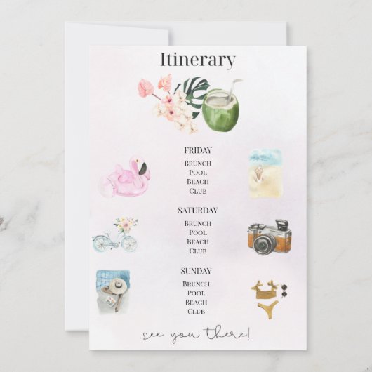 Strandbad Lido di Lugano Einladung (Rückseite)