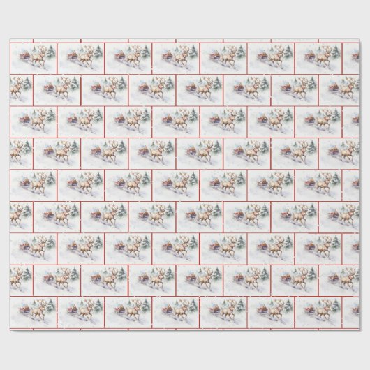 Strandbad Lido di Lugano Geschenkpapier (Flach)