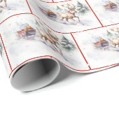 Strandbad Lido di Lugano Geschenkpapier (Rolleneckpunkt)