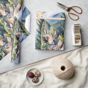 Strandbad Lido di Lugano Geschenkpapier