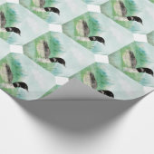 Strandbad Lido di Lugano Geschenkpapier (Ecke)