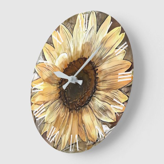 Strandbad Lido di Lugano Große Wanduhr (Winkel)