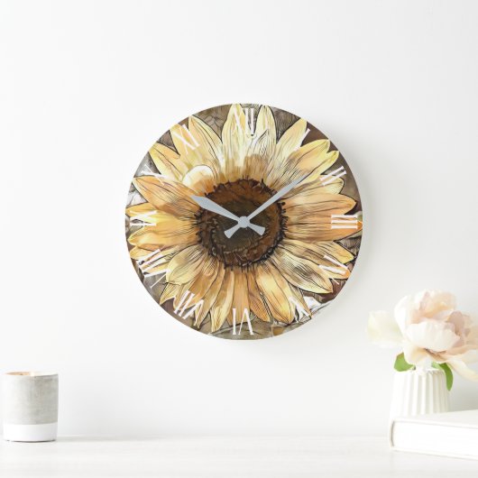 Strandbad Lido di Lugano Große Wanduhr (Zuhause)