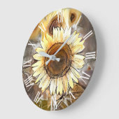 Strandbad Lido di Lugano Große Wanduhr (Winkel)