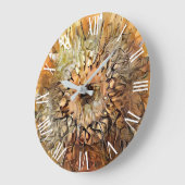 Strandbad Lido di Lugano Große Wanduhr (Winkel)