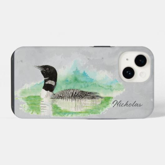 Strandbad Lido di Lugano iPhone Hülle (Rückseite (Horizontal))