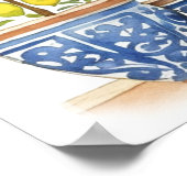 Strandbad Lido di Lugano Poster (Ecke)