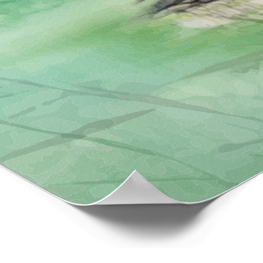 Strandbad Lido di Lugano Poster (Ecke)