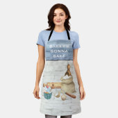 Strandbad Lido di Lugano Schürze (Getragen)