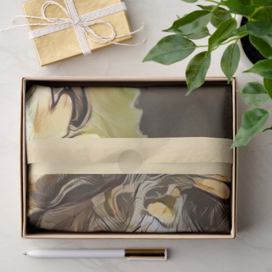 Strandbad Lido di Lugano Seidenpapier (Geschenk)