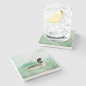 Strandbad Lido di Lugano Steinuntersetzer (Seitenansicht)