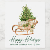 Strandbad Lido di Lugano Weinetikett (Einzelnes Label)