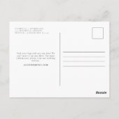 Strandbad Lido di Puerto Rico Gebäude Postkarte (Rückseite)