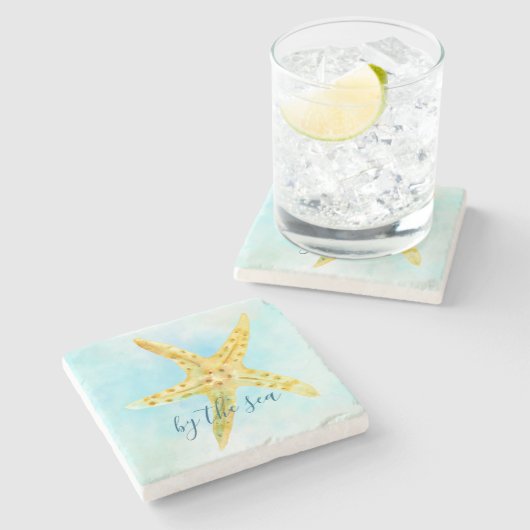 Strandbad Livemusik Steinuntersetzer (Seitenansicht)