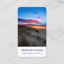 Strandbad mit Sanddünen Sonnenuntergang Agent Stil