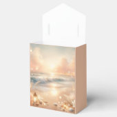 Strandbad Sparkle und Sonnenuntergang Hochzeit Geschenkschachtel (Geöffnet)