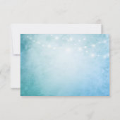 Strandbad Starfish Hochzeit am Strand RSVP Karte (Rückseite)