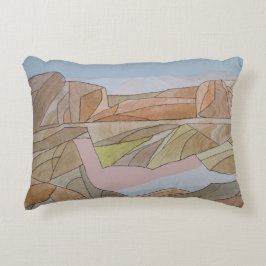 Strandbad Strandfarbe Linien Printmedien Dekokissen