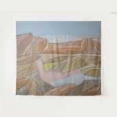 Strandbad Strandfarbe Linien Printmedien Wandteppich (Vorderseite (Horizontal))