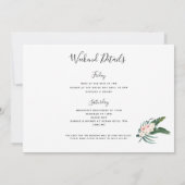 Strandbad Tropical Einladung (Rückseite)