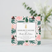 Strandbad Tropical Einladung (Stehend Vorderseite)