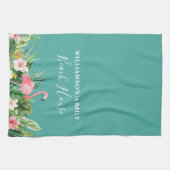 Strandbad tropical floral Beach House Geschirrtuch (Horizontal)