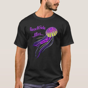Strandbad Tropischer Quallen für Sommerferien T-Shirt