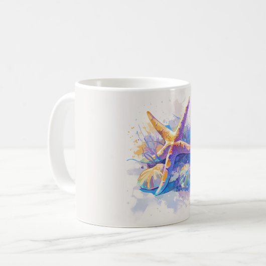 Strandbäder Starfish Tasse (Vorderseite Links)