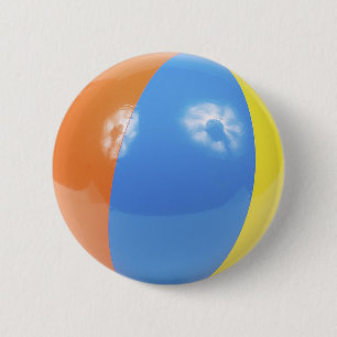 Strandball Foto Button