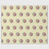 Strandball Geschenkpapier (Flach)