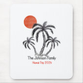 Strandball Pinguin Mousepad (Vorne)