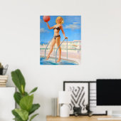 Strandball Poster (Heimbüro)