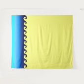 Strandbänder, Tapiz de Playa Wandteppich (Vorderseite (Horizontal))