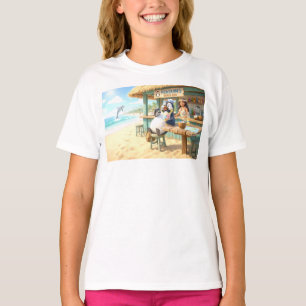 Strandbar des Pinguins T-Shirt