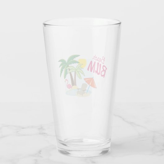 Strandbär Glas (Rückseite)