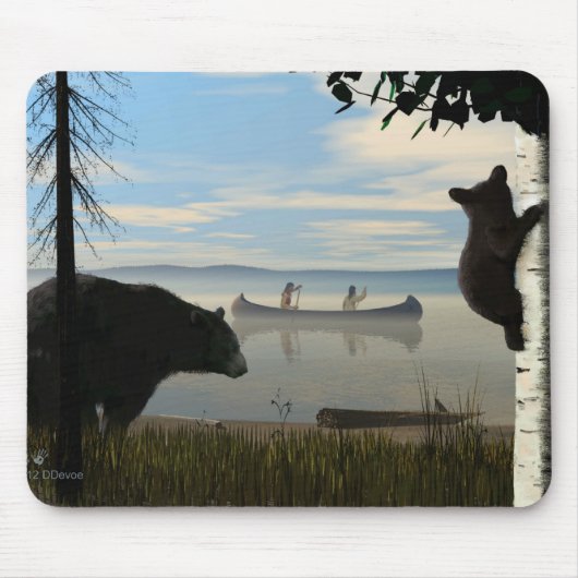 Strandbären Mousepad (Vorne)