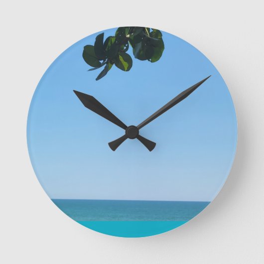 STRANDBAUM RUNDE WANDUHR (Vorderseite)