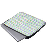 Strandbäume Laptopschutzhülle (Vorne Knopf)