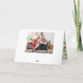 Strandbeeren Botanische Hochzeit Dankeskarte (Rückseite)