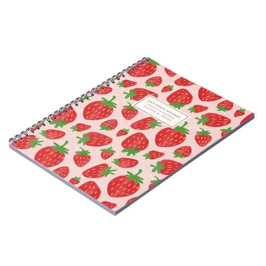 Strandbeeren-Notebook Notizblock (Linke Seite)