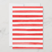 Strandbeeren und Blume 21. Geburtstag Einladung (Rückseite)